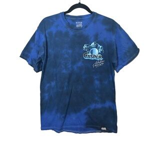 Broken Promises x Casper Men’s Size Medium Blue Tie Dye Short Sleeve T-Shirt